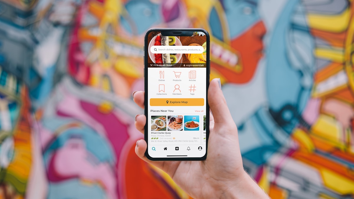 Browsing food on a phone — the dopamine site ritual