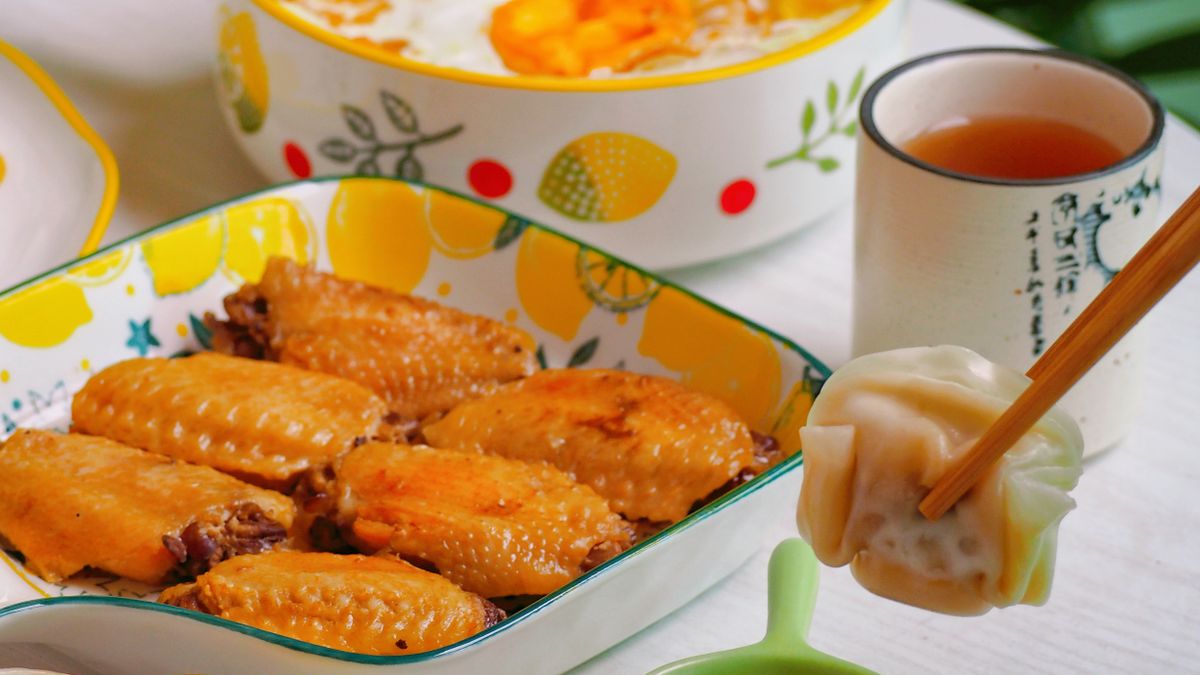 A spread of quick international dishes ready to eat
