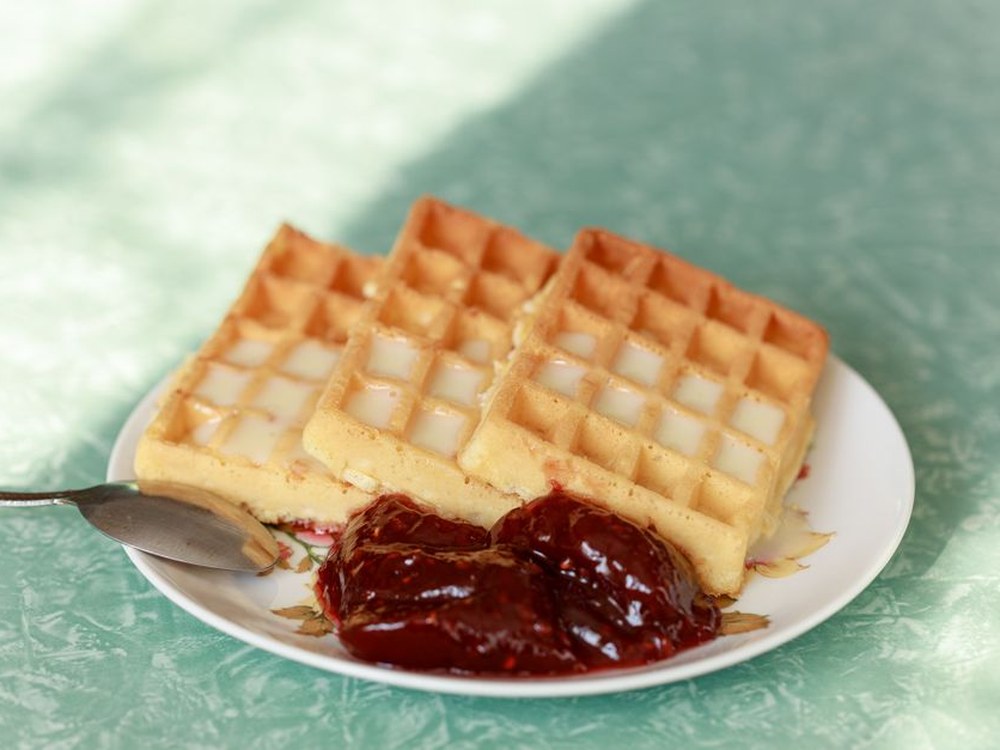 Vaffel med Brunost
